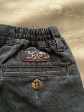 Ralph Lauren Kids Classic Chino Bottoms in Navy Blue